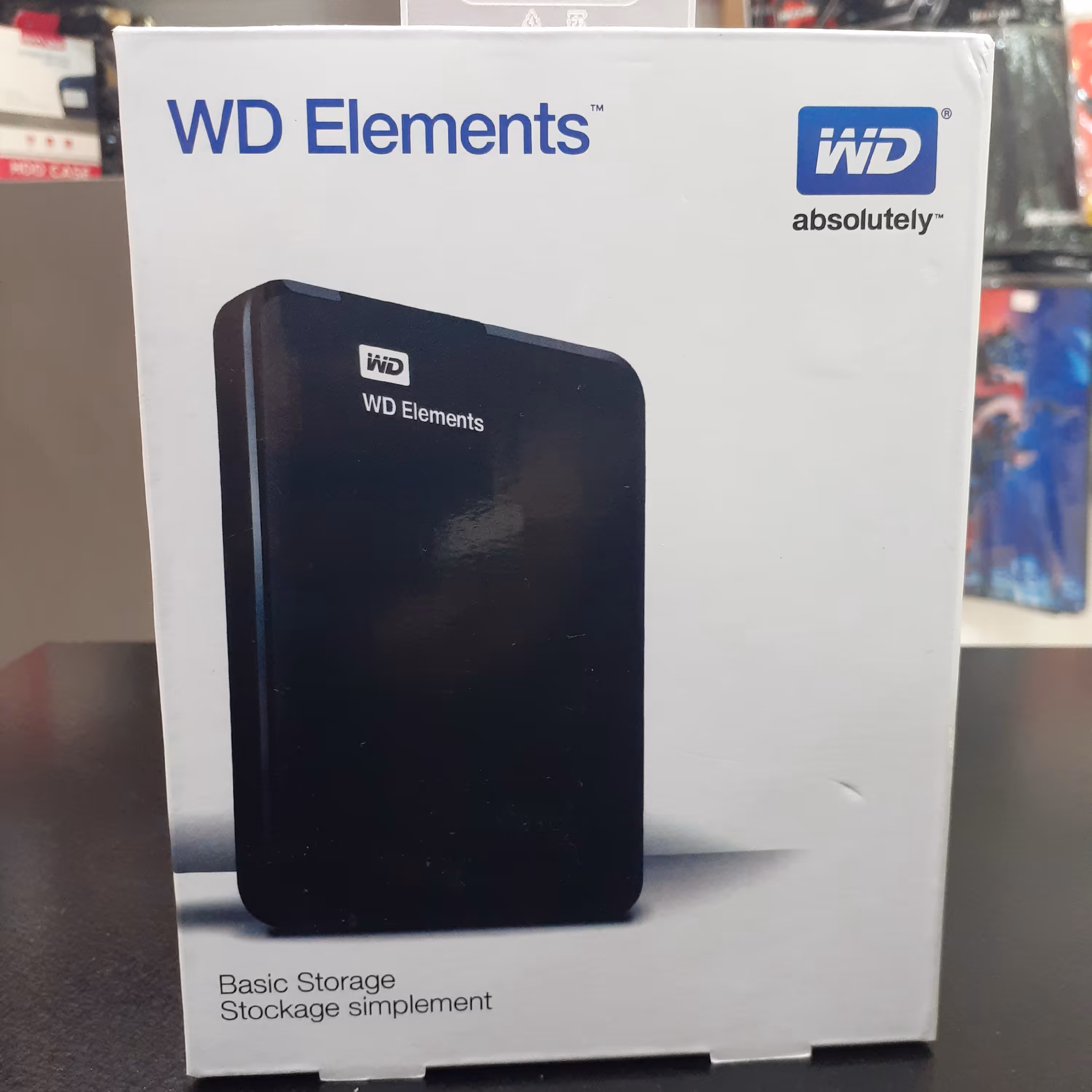 هارد اکسترنال وسترن دیجیتال مدل المنت Western Digital Elements  ظرفیت 1 ترابایت