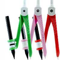 پرگار توکاچی  رنگ قرمز   صورتی  آبی و زرد