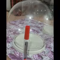  شیشه  حبابی با زیری پلاستیکی دردوسایز متفاوت