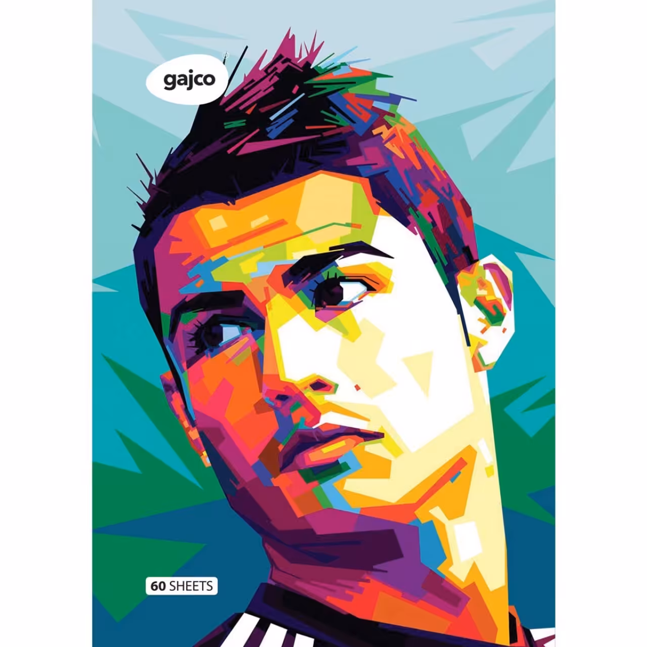 دفتر 60 برگ گاجکو طرح رونالدو با رایحه شکلات