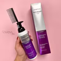 ماسک مو لاوندر شانه ای JOMTAM

حاوی کراتین و الیاف پروتئین

با رایحه لاوندر

صاف کننده

رفع وزی و خشکی مو

مرطوب کننده 