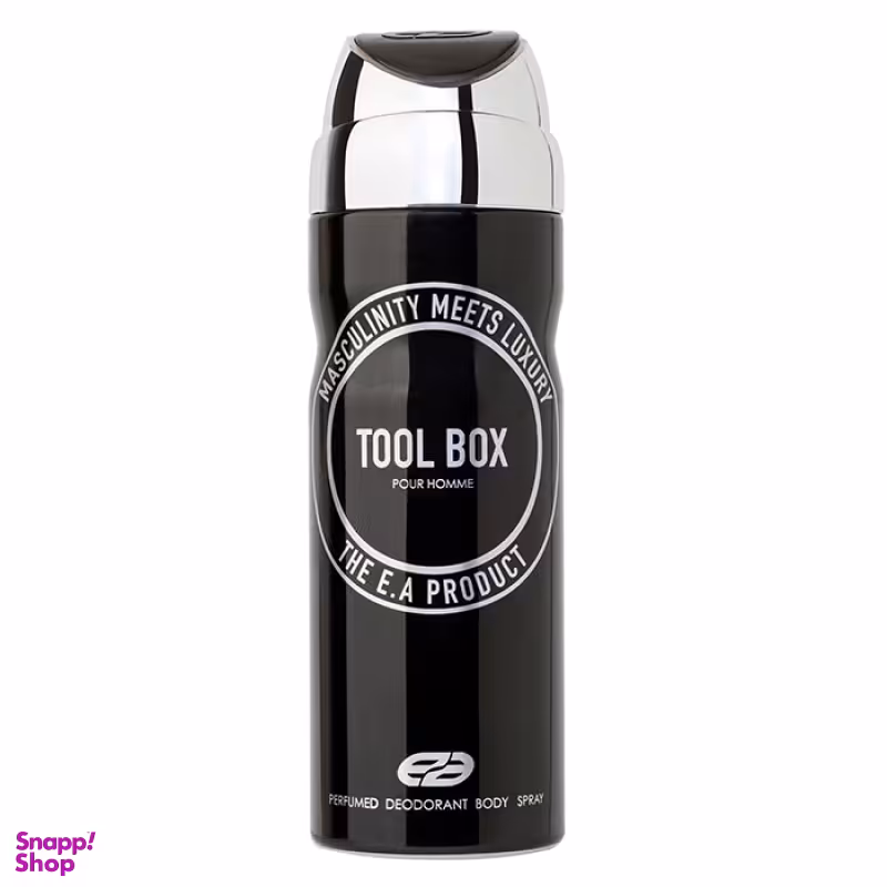 اسپری خوشبو کننده بدن مردانه عماد آرا مدل Tool Box حجم 200 میلی لیتر