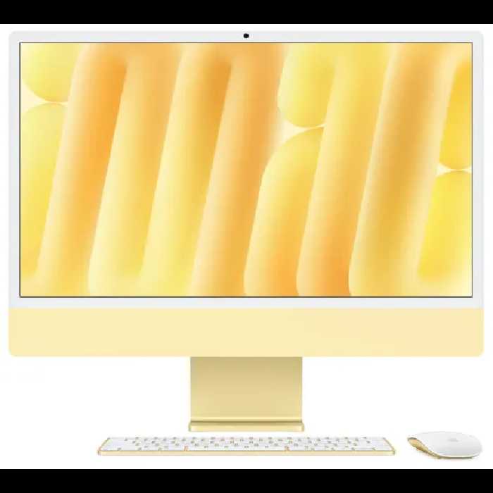 آیمک 24 اینچ اپل مدل iMac 2024 Yellow M4-16GB RAM-512GB SSD