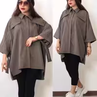 مانتو اسپرت زنانه پرشین مدل جلوبسته