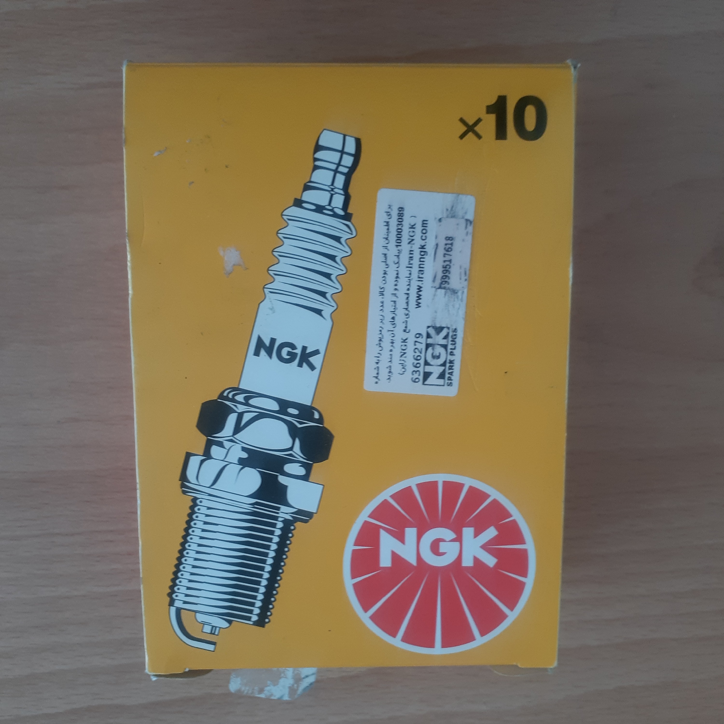 شمع  خودرو معمولی bkr6e انجیکا ngk 