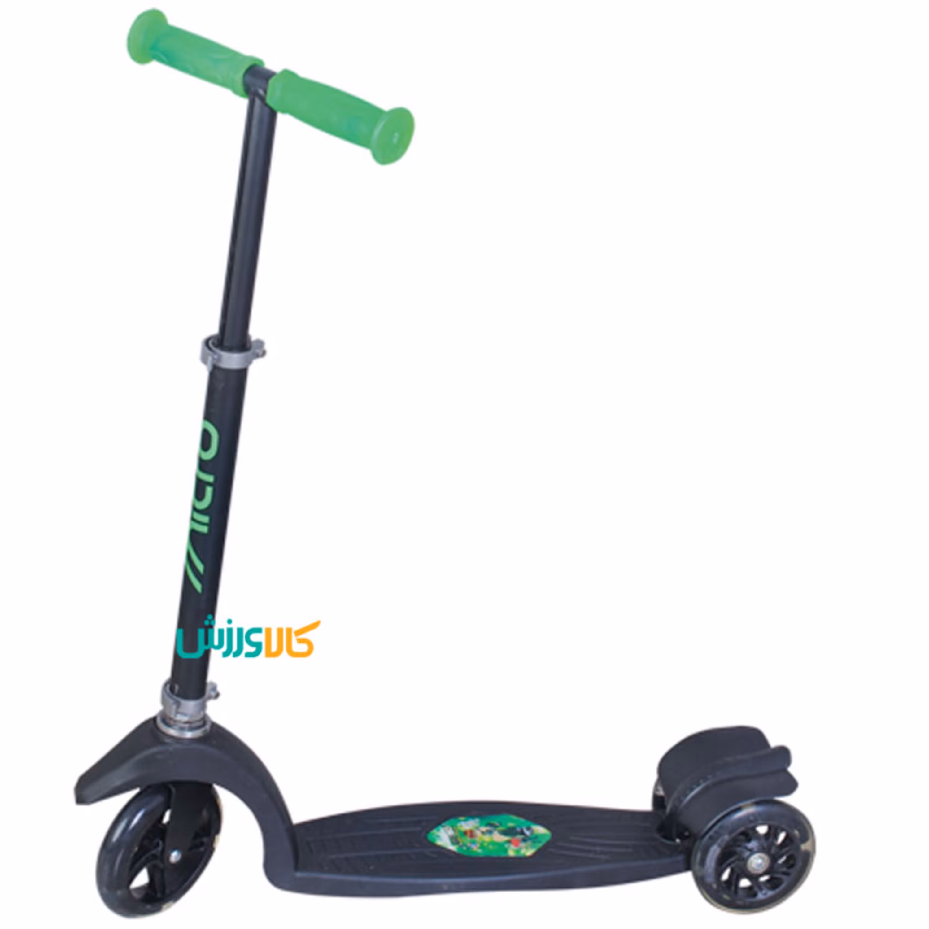 اسکوتر کودک 3 چرخ چراغدار میکرو مشکی