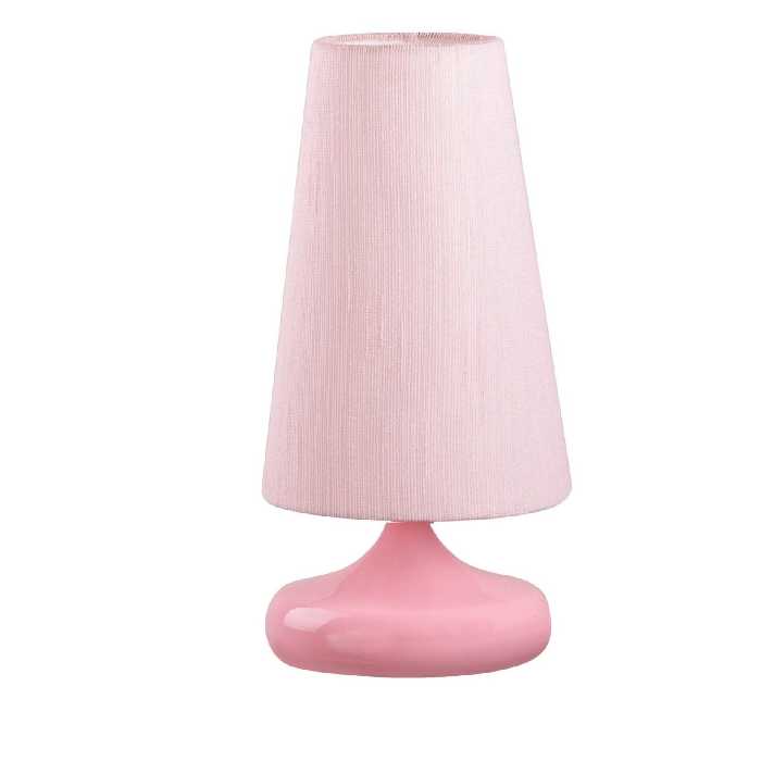 آباژور  رومیزی پایه فلز   کد  500  صورتی