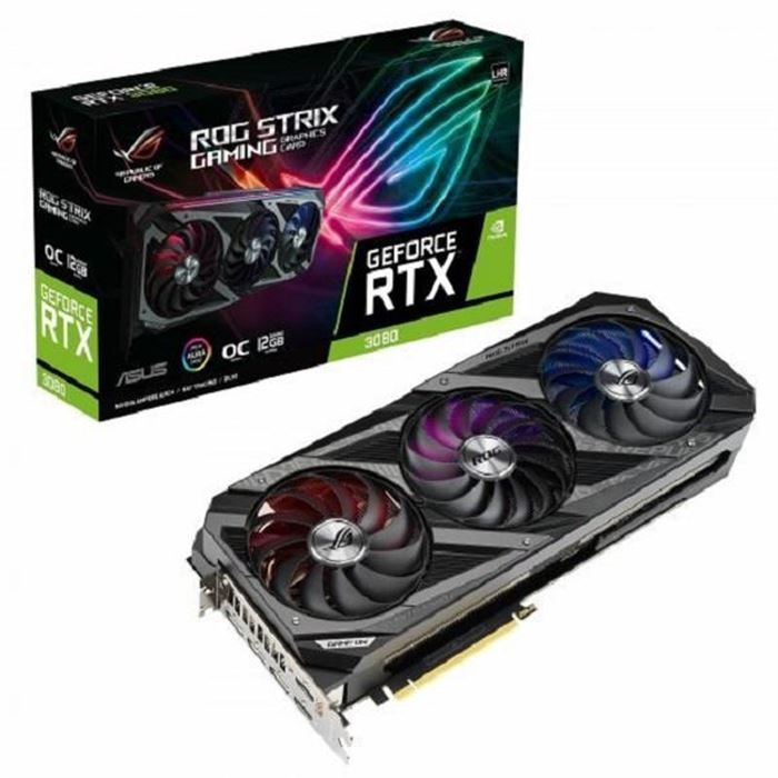 کارت گرافیک گیگابایت ROG Strix Gaming RTX3080 O12G LHR