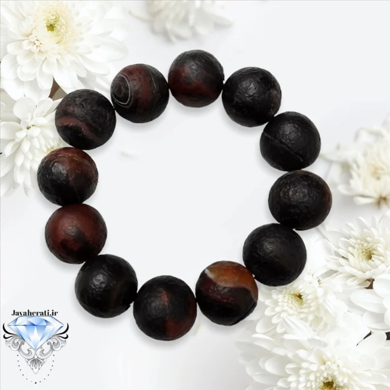 دستبند عقیق کهنه فوق العاده زیباو کلکسیونی 