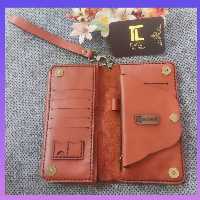 کیف پول چرم طبیعی دست دوز کد 66تیاراچرم مشهد