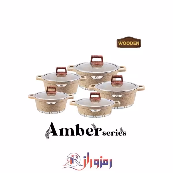 سرویس قابلمه 10 پارچه برند زیو (اصلی) مدل Z-7140