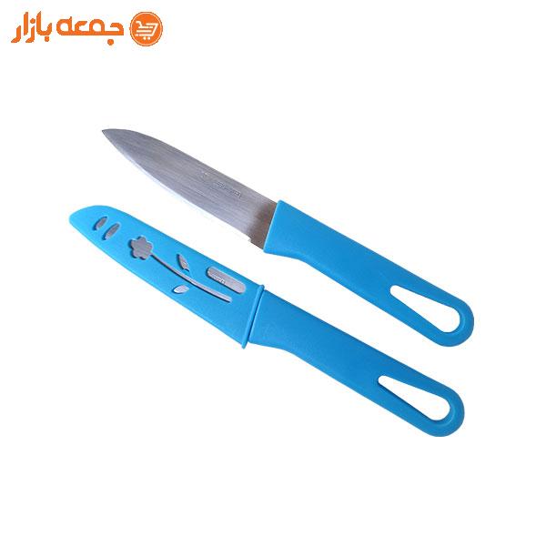 چاقو آشپزخانه غلاف دار رنگی