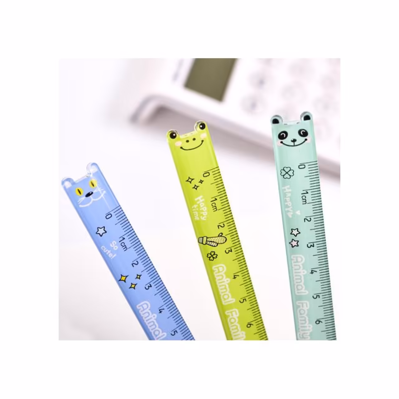 خط کش فانتزی 12 سانتی متری طرح حیوانات