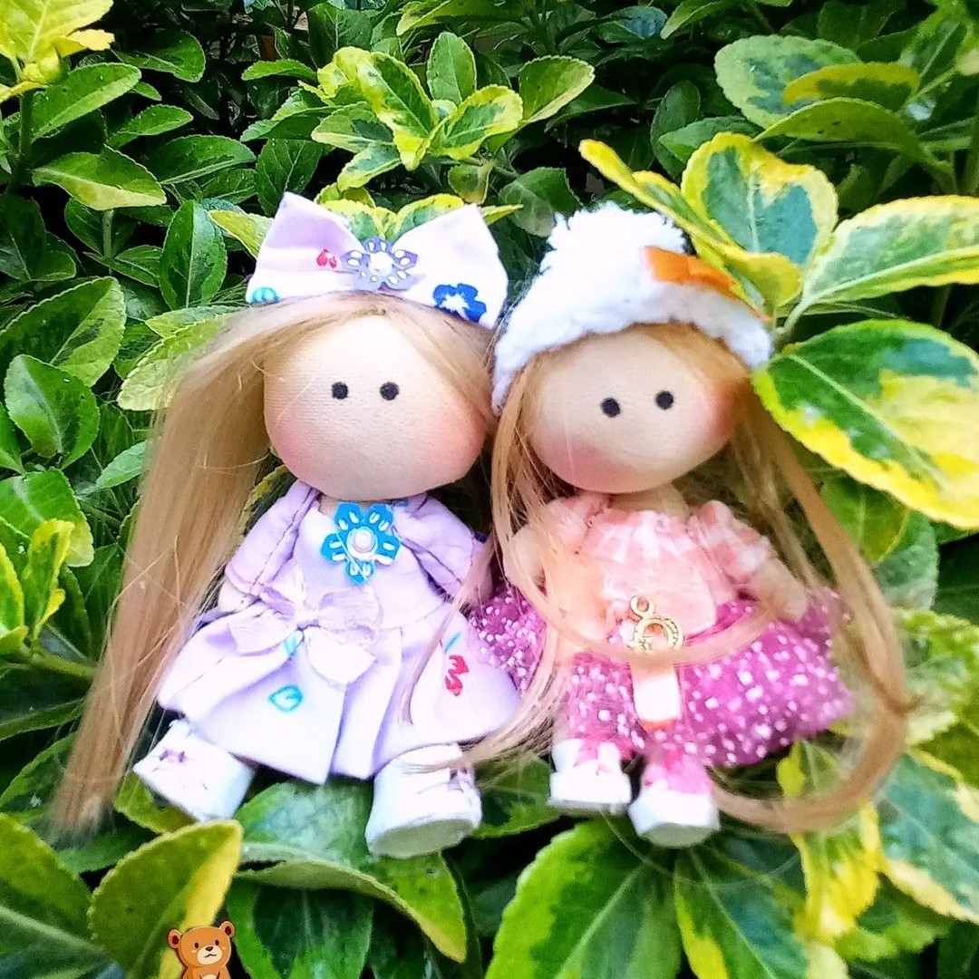 عروسک  کوچولو  قندک  و نخودک  تکی 