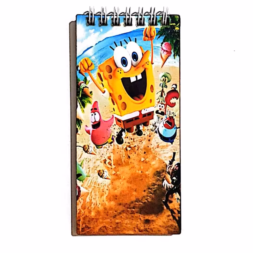 دفترچه یادداشت طرح باب اسفنجی