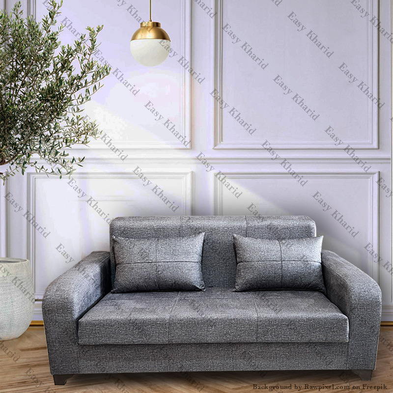 مبل تختخواب شو 2 نفره مدل آلما دسته گرد