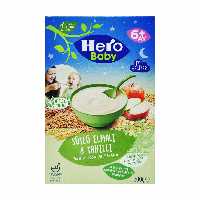 غذای کمکی شب کودک ( بالای شش ماه ) شیر سیب غلات 200 گرم هیرو - hero