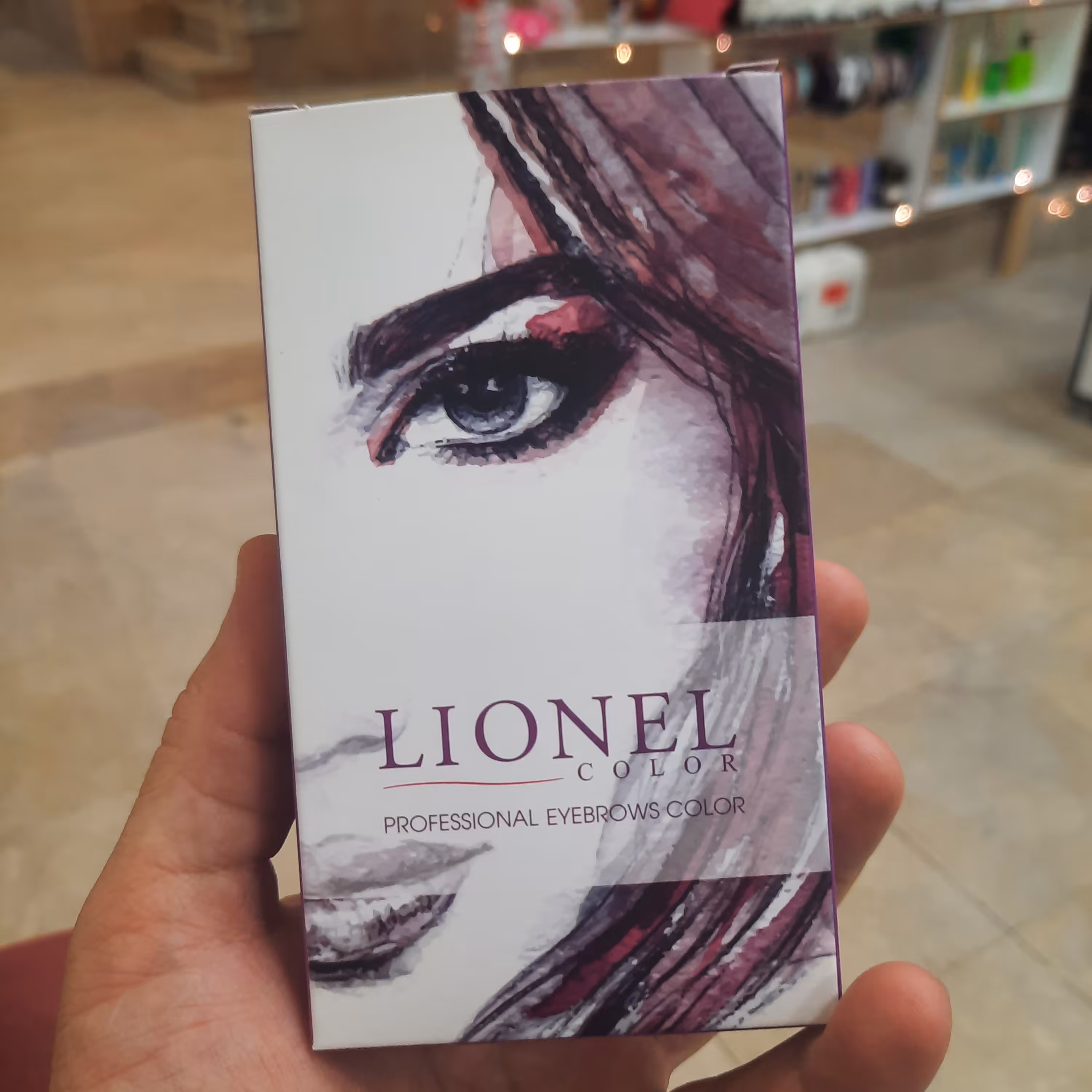کیت رنگ ابرو لیونل lionel شماره RGB9 بلوند رزگلد ROSE GOLD BLONDE