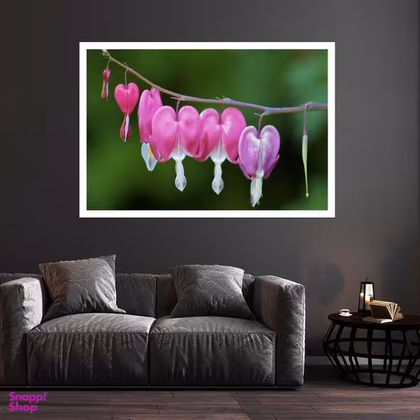 تابلو بکلیت طرح طبیعت و گل مدل قاب شاسی W-s8503