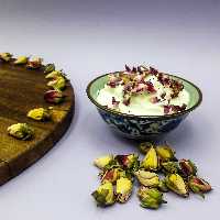 ماست کفیر با طعم گل محمدی (400 گرمی)