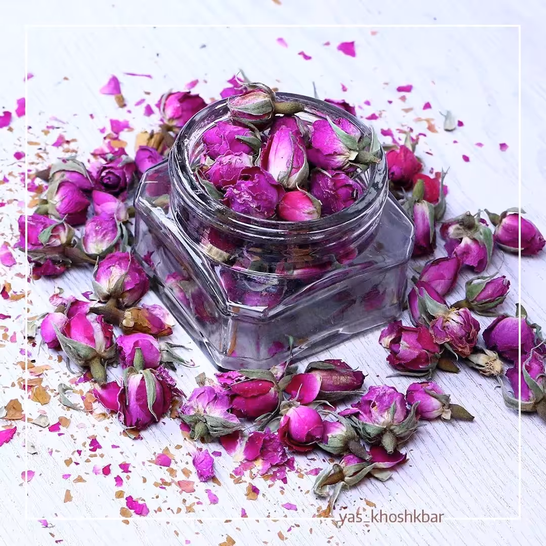 گل محمدی خشک درجه یک (500 گرم)