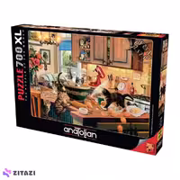 پازل 700 تکه آناتولین مدل Kitten Kitchen Capers کد 2700