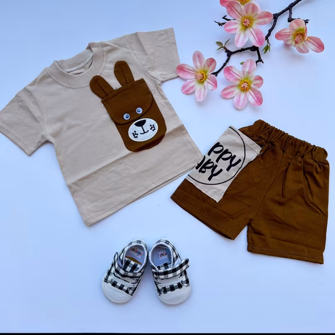 تیشرت شلوارک جیب 