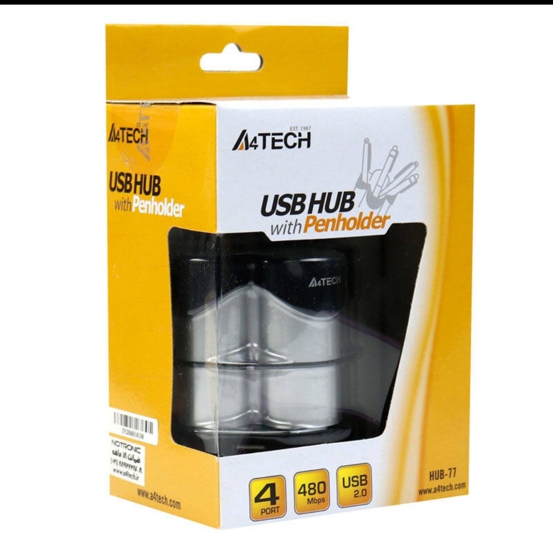 هاب 4 پورت USB 2.0 ای فورتک مدل HUB-77
