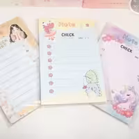 کاغذ یادداشت شارژ تخته شاسی مدل چک لیست ته چسب دار