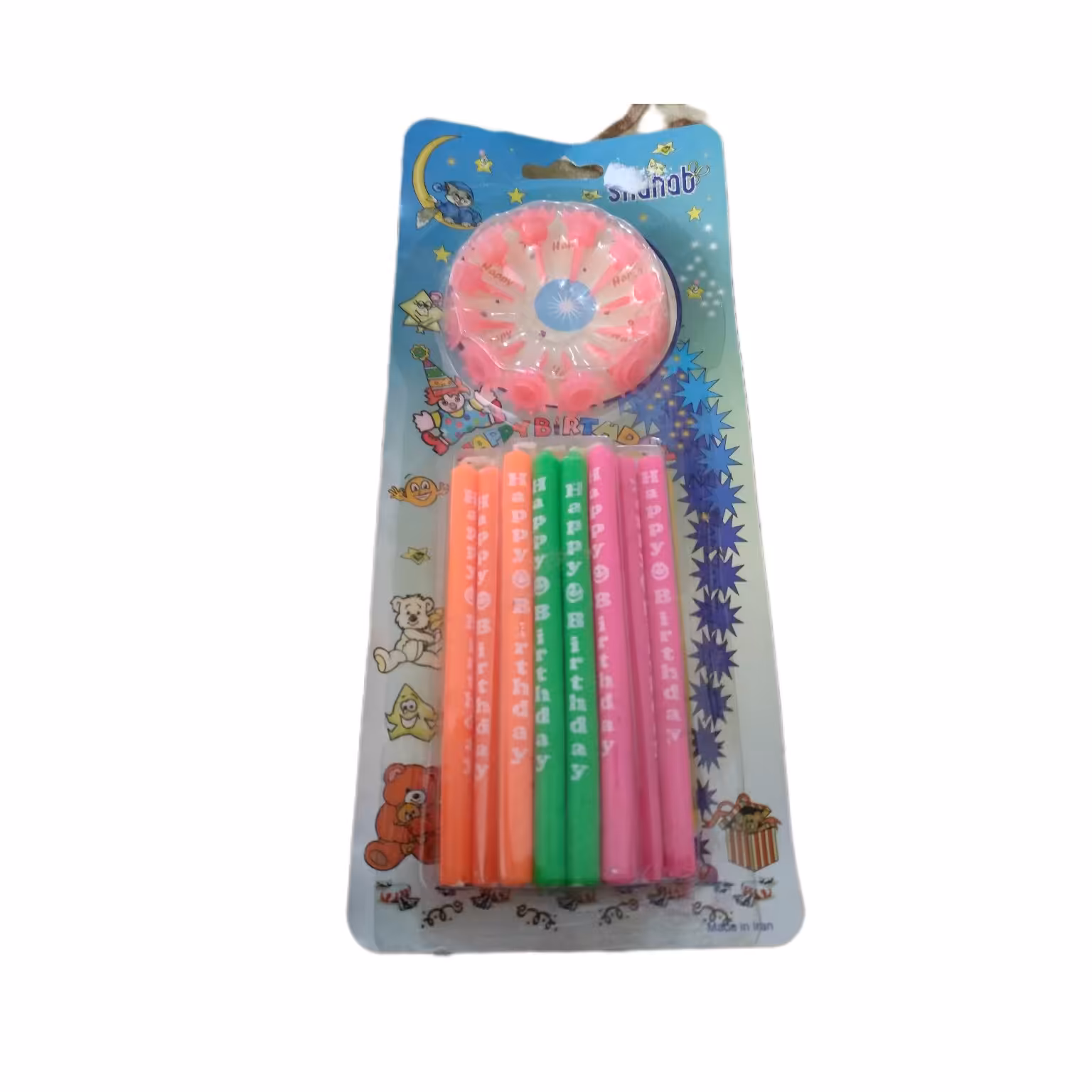 شمع 12 تایی پایه دار رو کیکی 