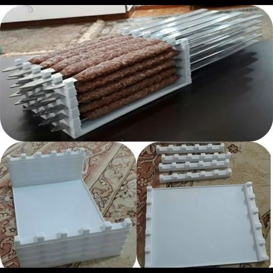 سینی طبقاتی کباب
ظرفیت 20 سیخ کباب
لطفا اول استعلام موجودی بگیرید