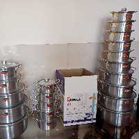 سرویس قابلمه روحی- تولیدی قابلمه روحی رامیلا ساخت شرکت تولیدی قابلمه رامیلا aluminium cookware factory
