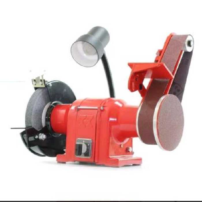 ماشین سنگ سنباده و نواری چراغ دار محک GD 200/BDS