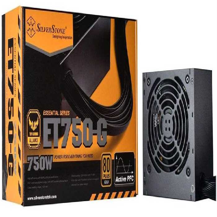 منبع تغذیه کامپیوتر سیلوراستون مدل Essential SST-ET750-G