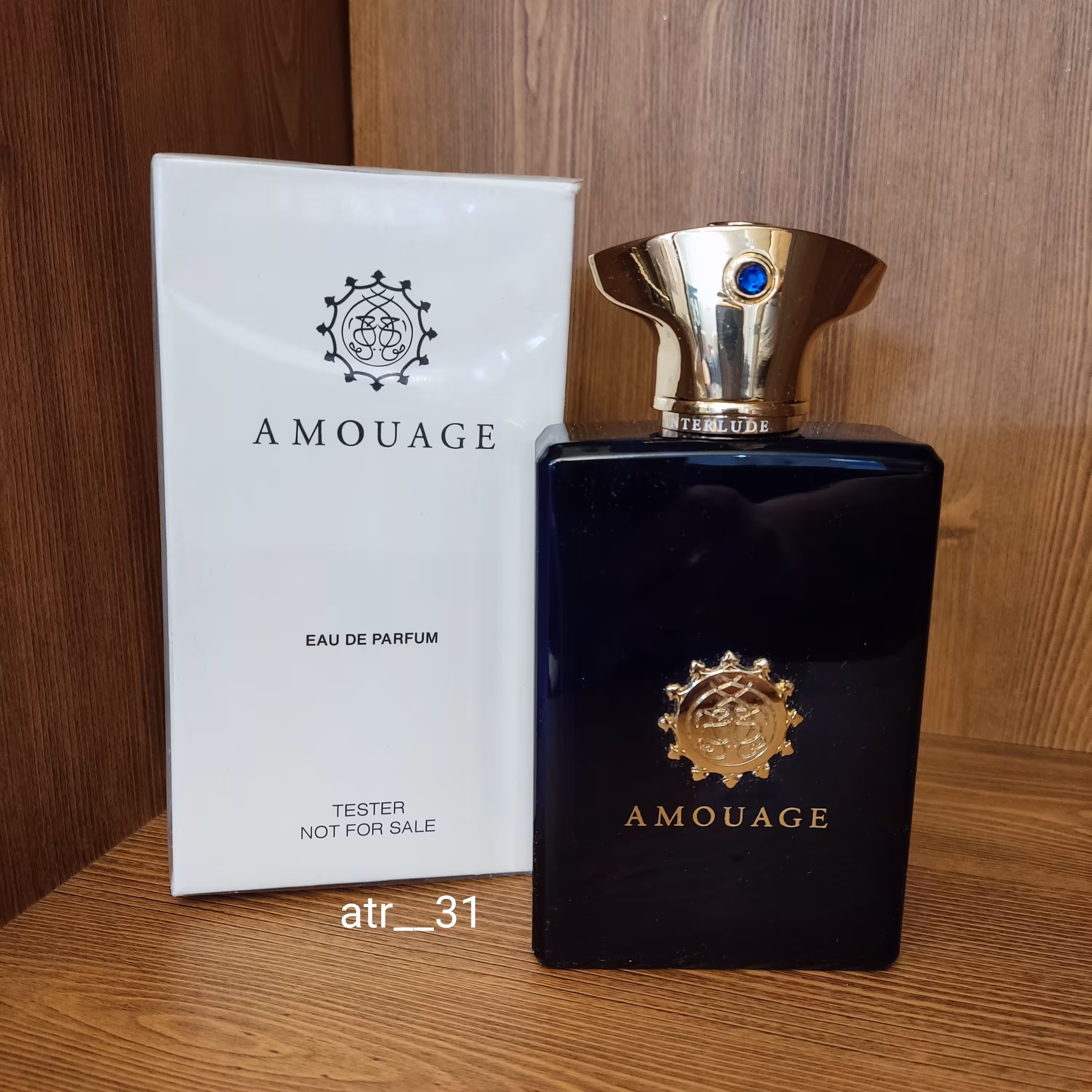 تستر ادکلن  آمواج اینترلود مردانه_اماراتی کیفیت خیلی خوب _100میل_Amouage Interlude

   