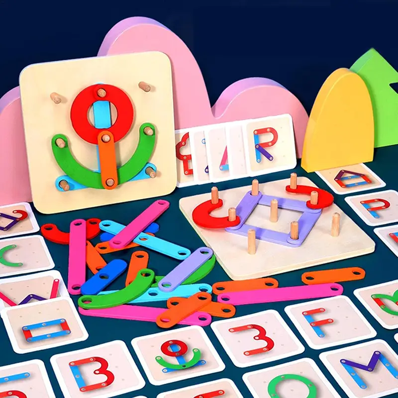 پازل آموزشی تطابق اشکال چوبی کد JHTOY656