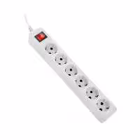 شش راه پارت ارت دار مدل شهاب با کابل  1/8 متر کد 657