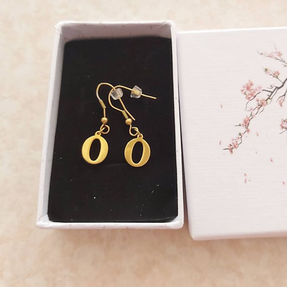 گوشواره استیل حروف