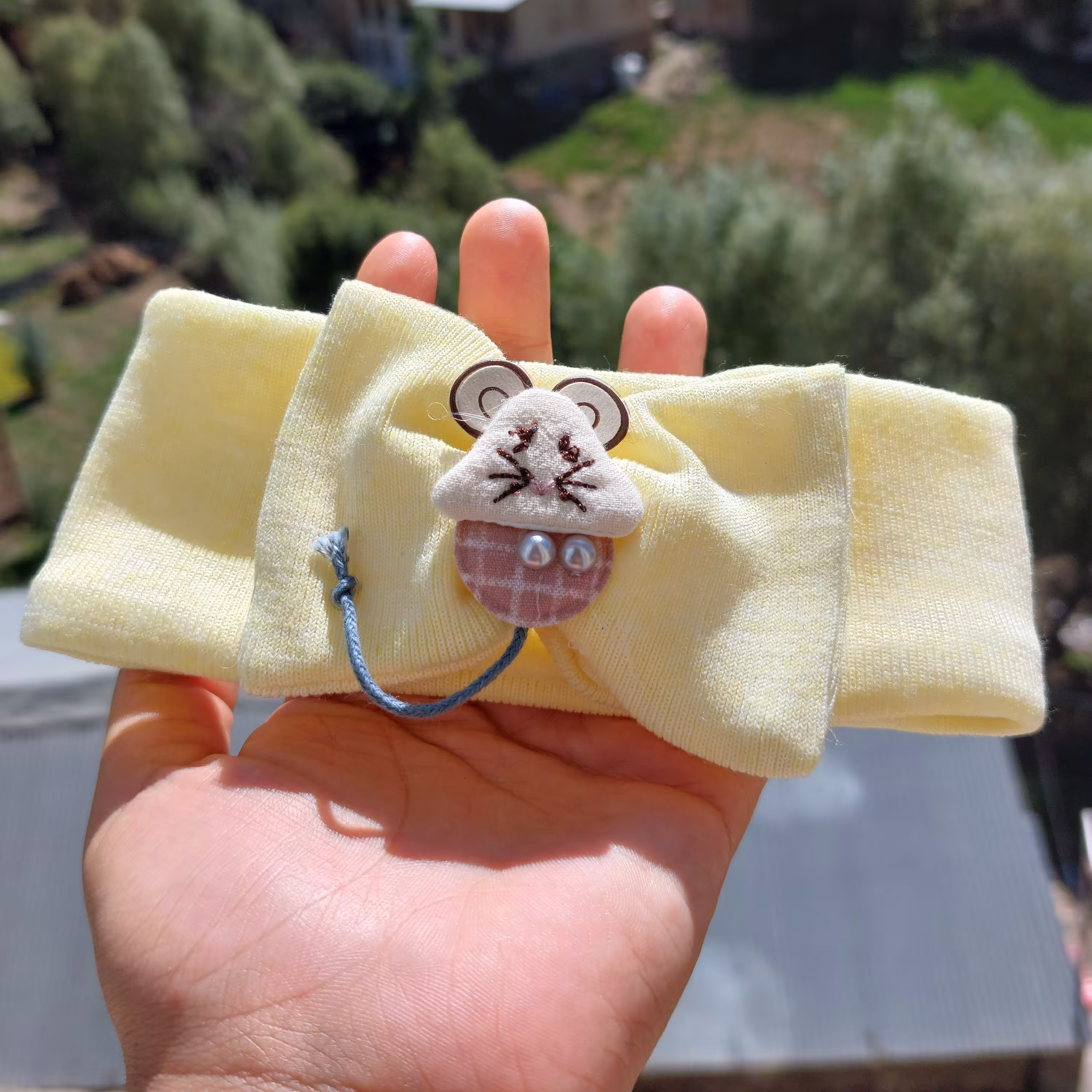 هدبند دخترونه پاپیونی