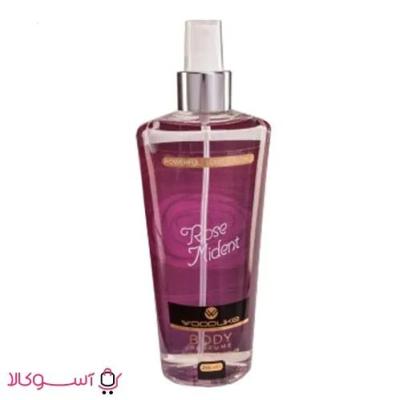 بادی اسپلش زنانه وودلایک مدل rose midnight حجم 250 میل