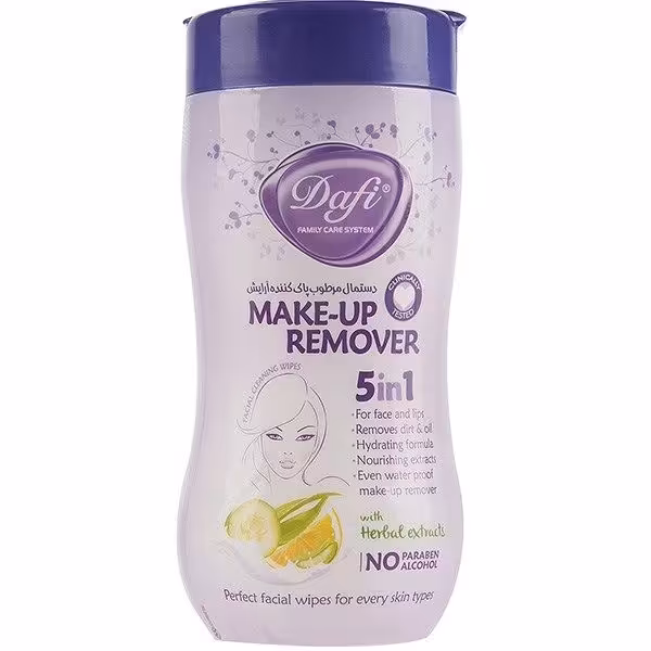 دستمال مرطوب پاک کننده دافی مدل 5IN1 بسته 70 عددی
