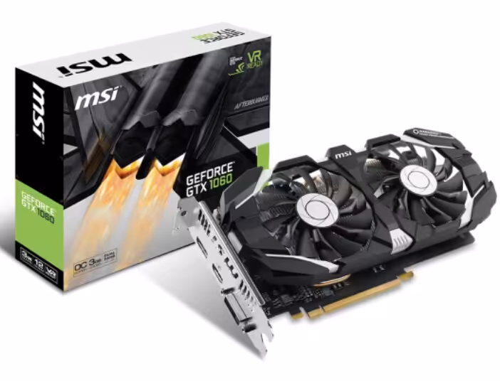 کارت گرافیک ام اس آی مدل جی تی ایکس 1060 3جی تی اوسی  با ظرفیت 3 گیگابایت