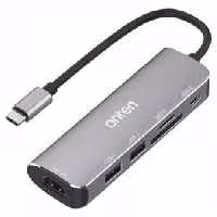 هاب 6 پورت TYPE-C اونتن مدل Typec to HUB Card Reader PD OTN-95116B