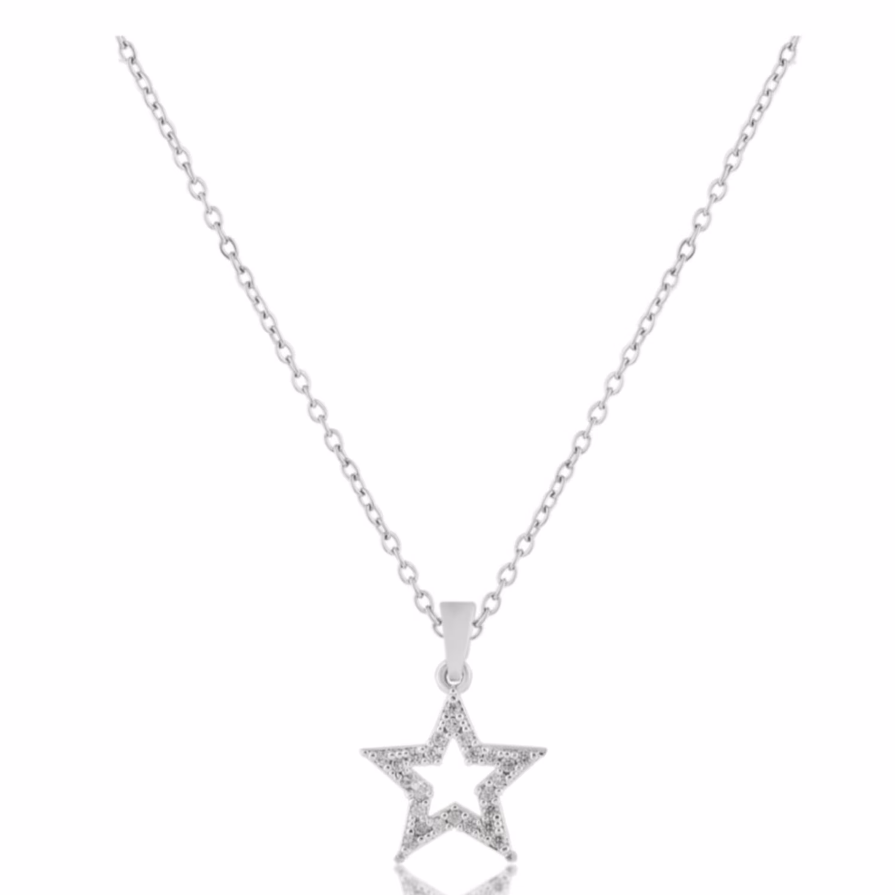 گردنبند ستاره با روکش نقره 925