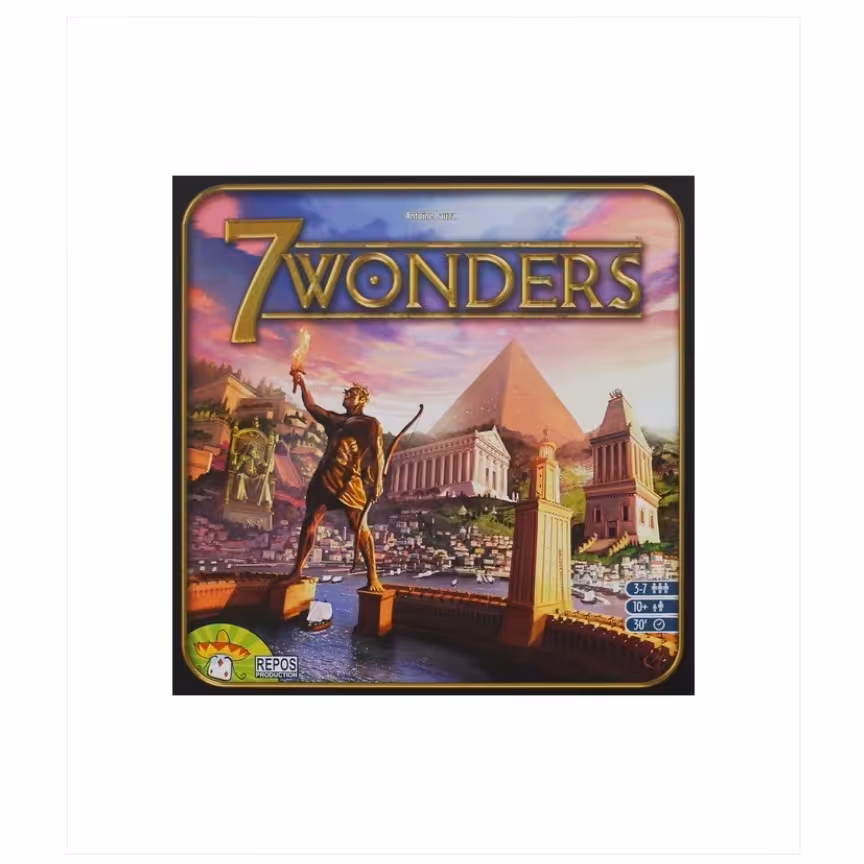 بازی فکری و رومیزی عجایب هفت گانه (7 Wonders)