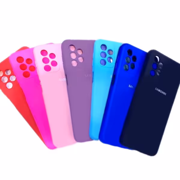 قاب گوشی  A52 سیلیکونی پاک کنی  داخل موکت