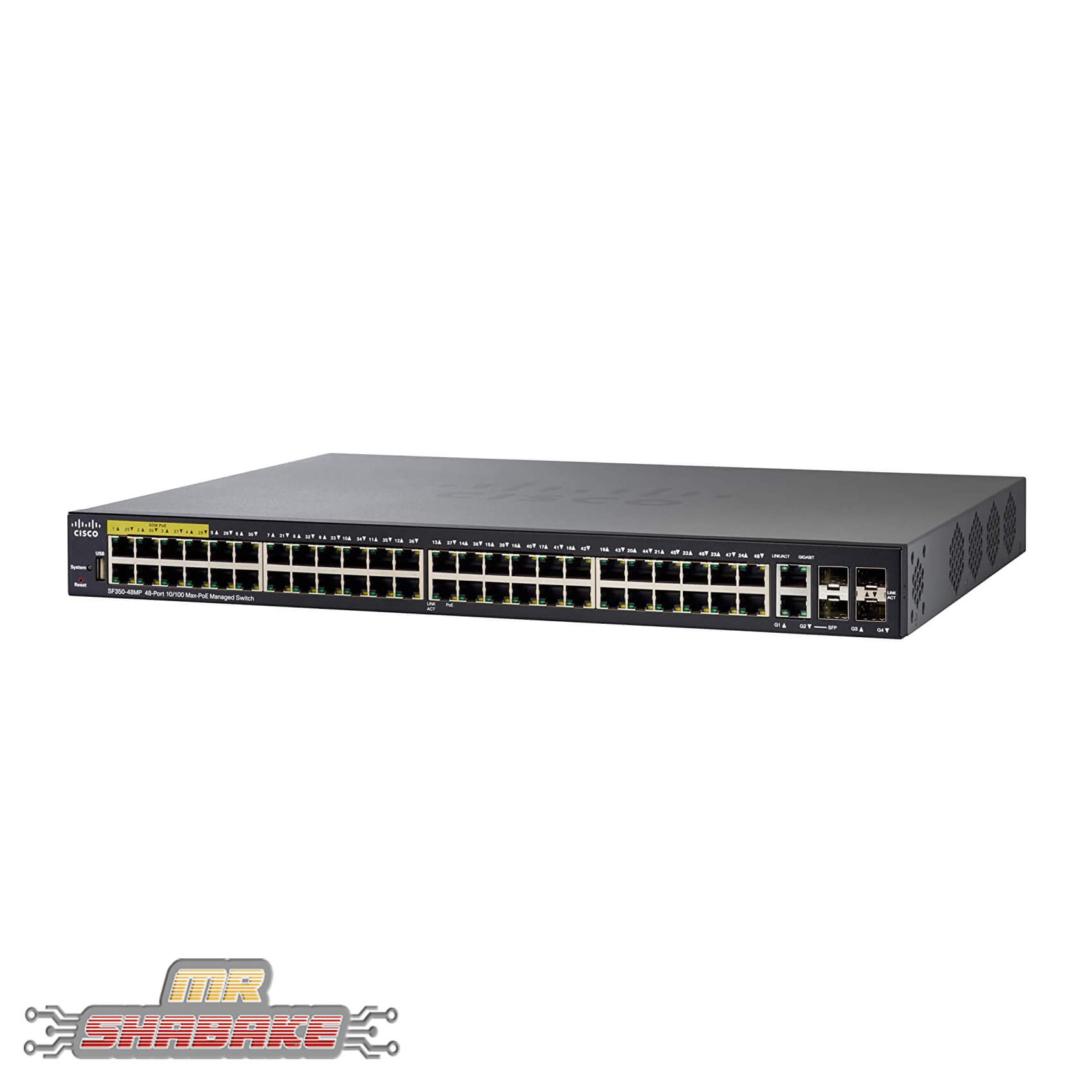 قیمت و خرید سوئیچ سیسکو SF350-48MP | مسترشبکه