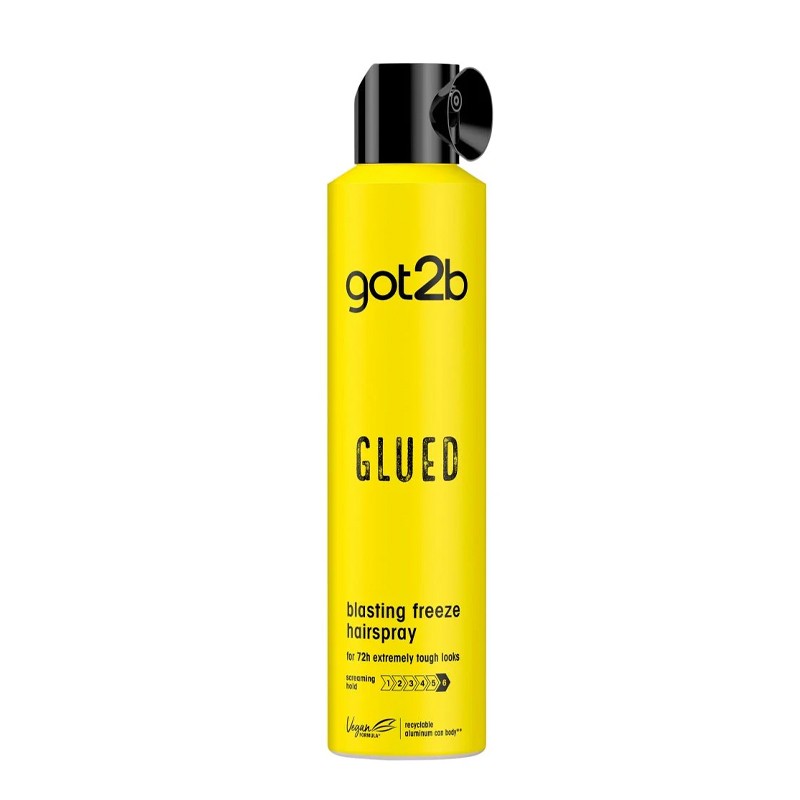 اسپری چسب مو مدل Glued شماره 6 گات تو بی 300 میل
