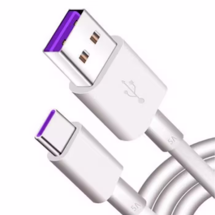 کابل شارژ اورجینال تایپ سی mate 9 پورت بنفش کیفیت عالی
