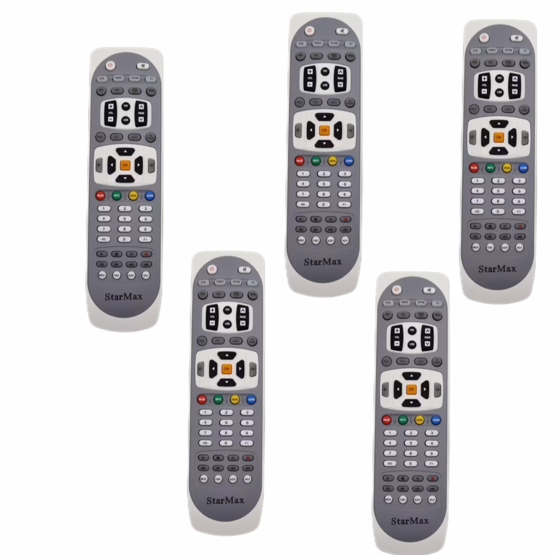 ریموت کنترل گیرنده استارمکس مدل starmax a100 بسته پنج عددی فروش عمده الکتوبکا کد 1706